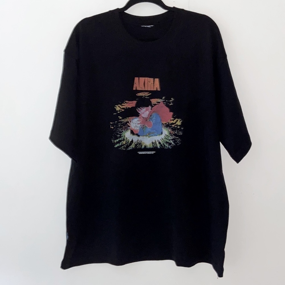 Akira Custom Made Merch Tee Designer Streetwear NWT UNI Sample Sale XL oversized